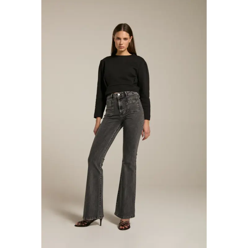 Homage Jeans Jane H-CW25M113 Random Black