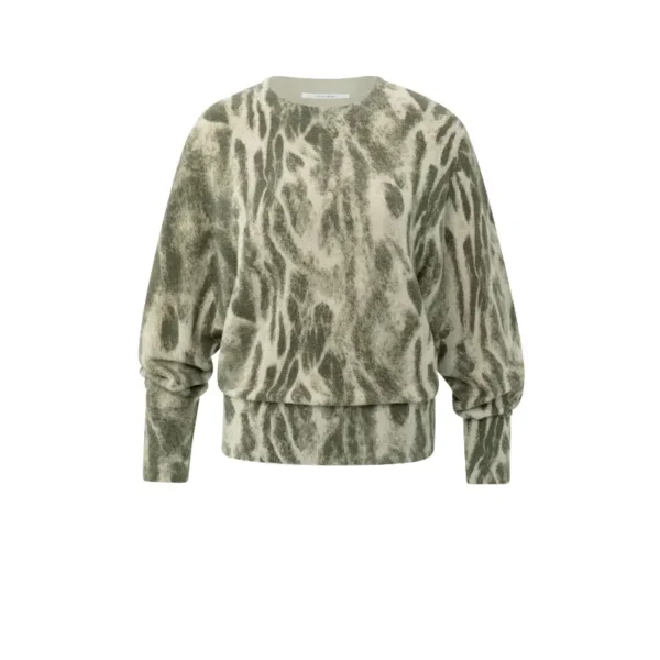 01-000497-509_512161 Yaya Sweater 01-000497-509 512161 Groen