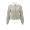 Yaya Vest 01-010117-509 99018 Beige/Bruin Dessin