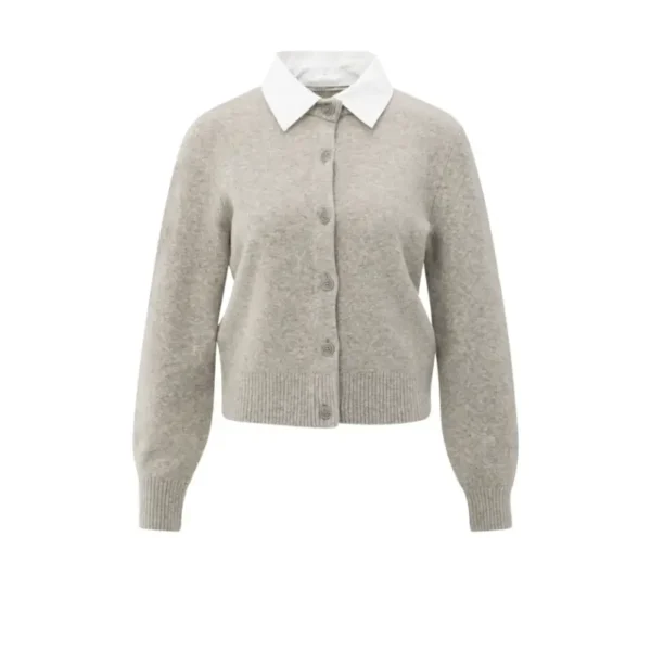 Yaya Vest 01-010117-509 99018 Beige/Bruin Dessin