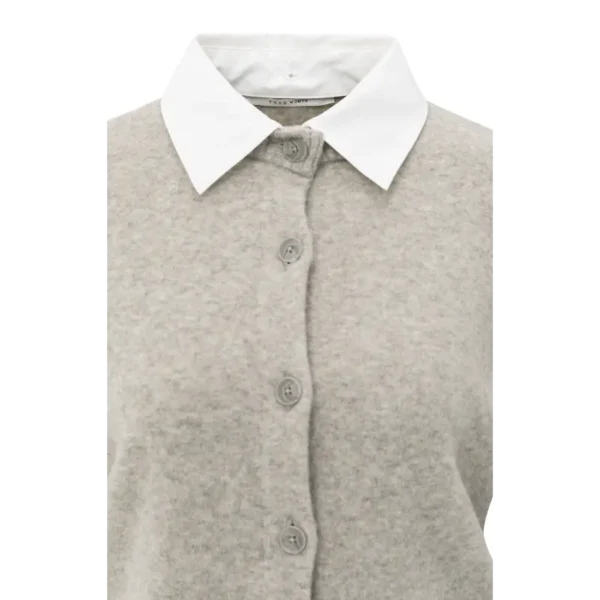 Yaya Vest 01-010117-509 99018 Beige/Bruin Dessin