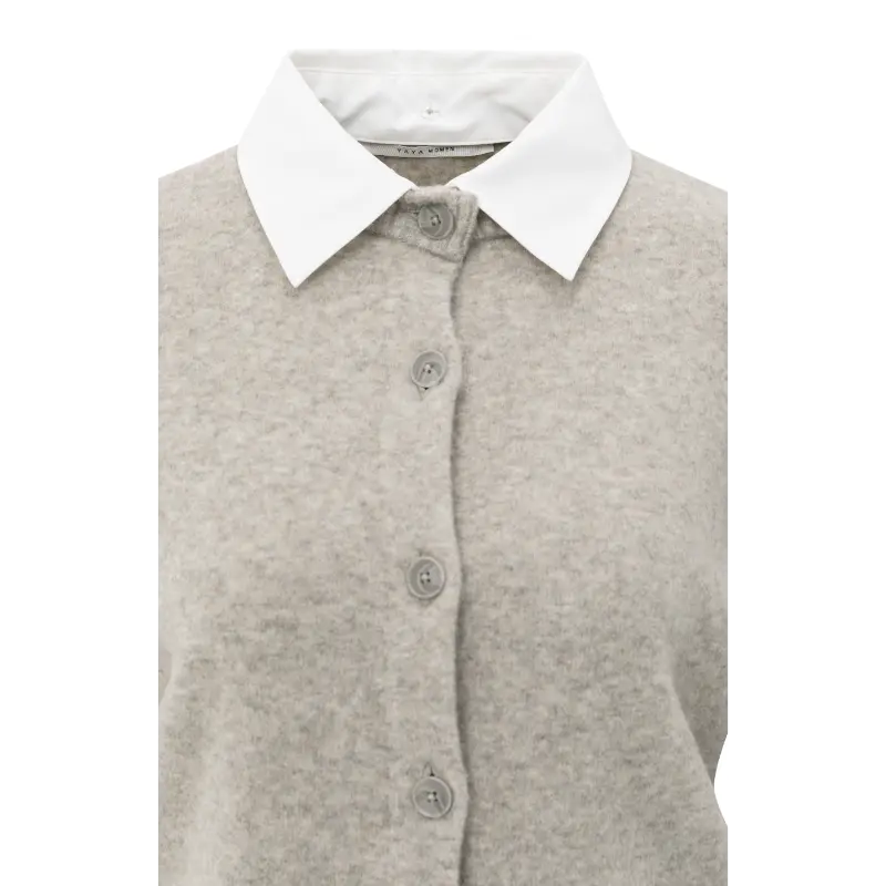 Yaya Vest 01-010117-509 99018 Beige/Bruin Dessin