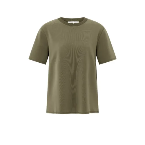 Yaya Sweatshirt 01-109097-509 80820 Groen Dessin