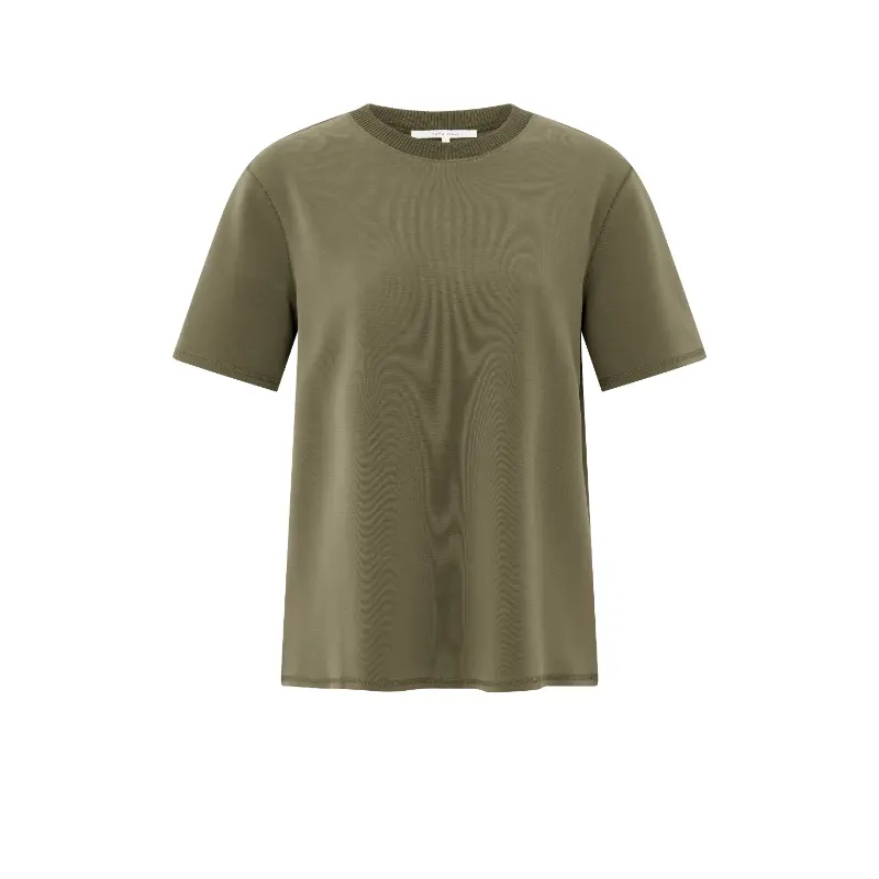 Yaya Sweatshirt 01-109097-509 80820 Groen Dessin
