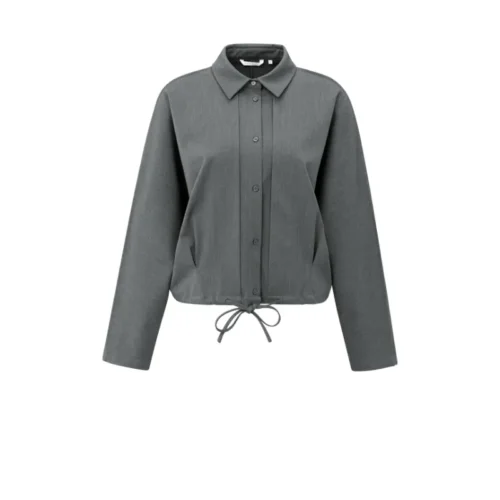 Yaya Blouse 01-201175-509 99020 Anthraciet