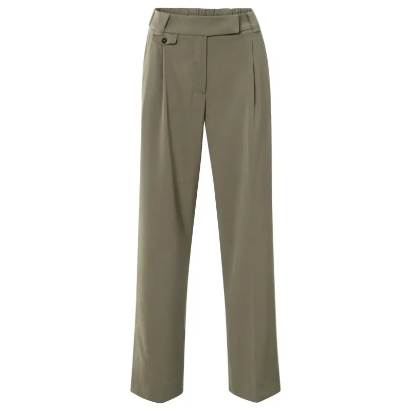 Yaya Broek 01-301151-509 80820 Groen Dessin