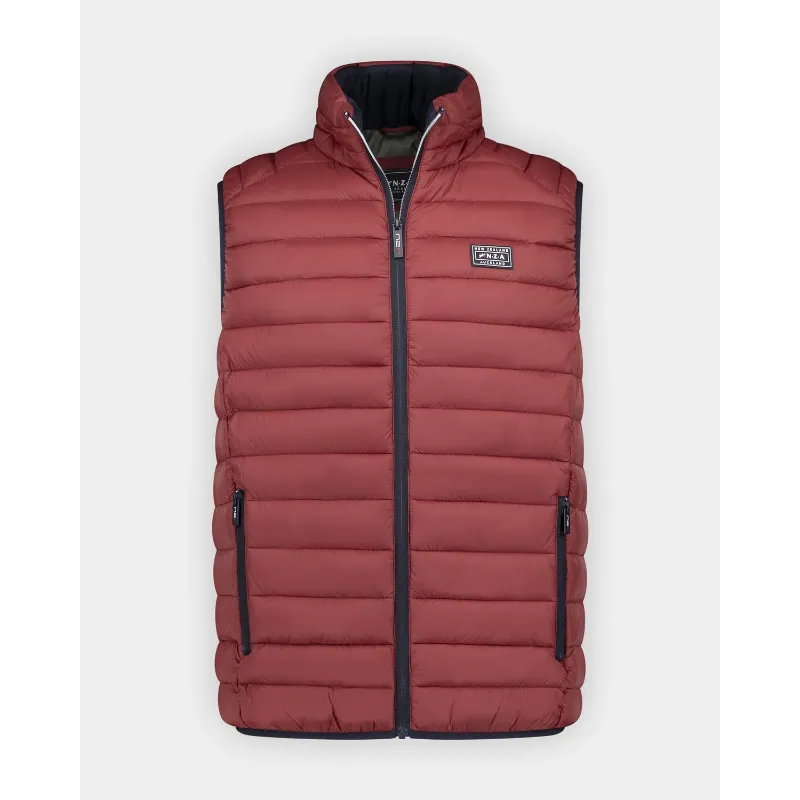 NZA Bodywarmer 25HN820 1523 Cherry Red