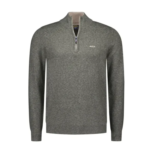 25HN414_1763 NZA Trui 25HN414 1763 Bottle Green