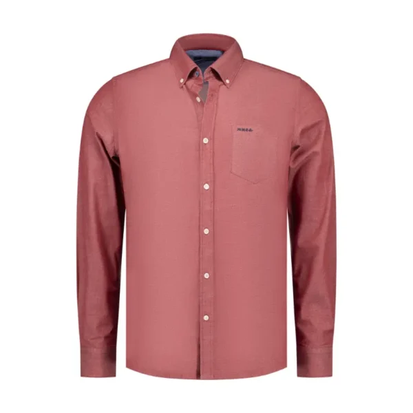25HN500_1570 NZA Overhemd 25HN500 1570 Cherry Red