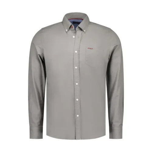 NZA Overhemd 25HN500 1764 Army Grey