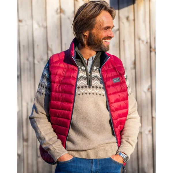 NZA Bodywarmer 25HN820 1523 Cherry Red