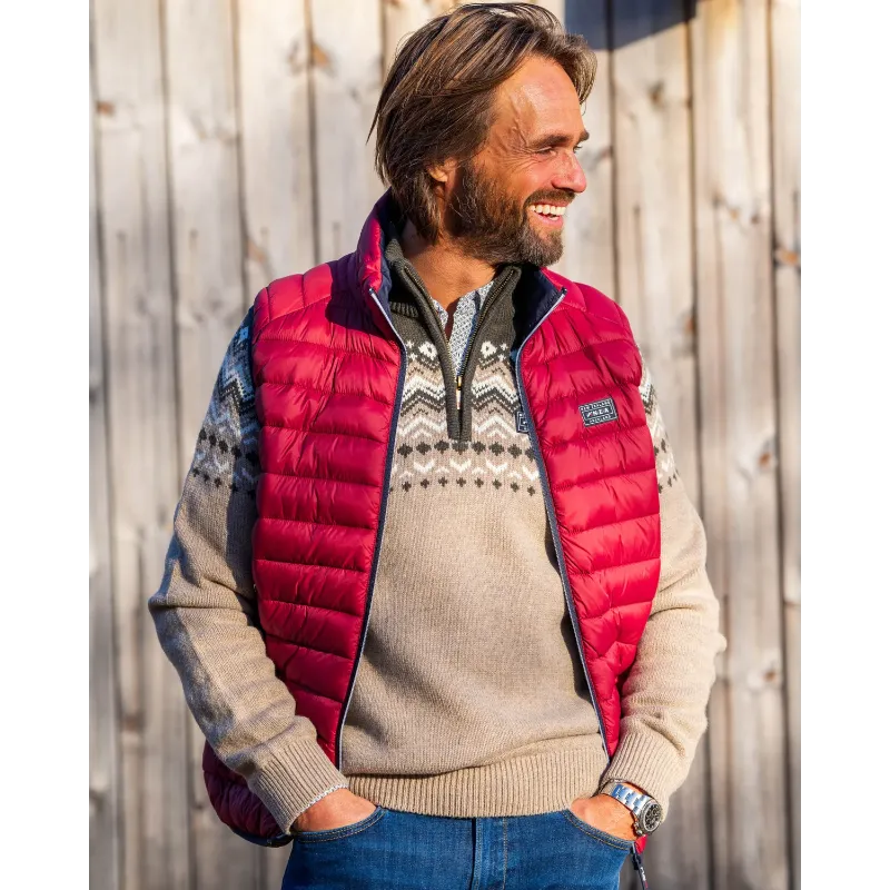 NZA Bodywarmer 25HN820 1523 Cherry Red