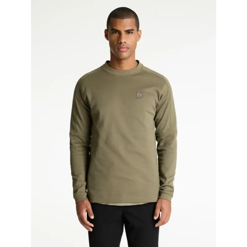 41110013-E72_chasin_front_1 CHASIN Sweater Dax 41110013 e72 Groen