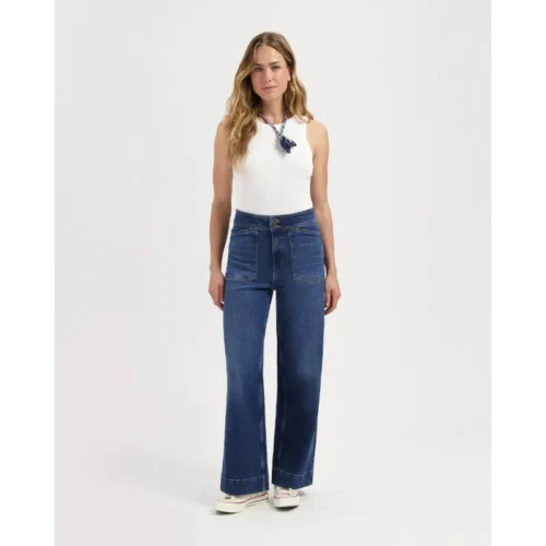 419-305-1 Kuyichi Jeans Farrah 25205202 419 Faded Blue