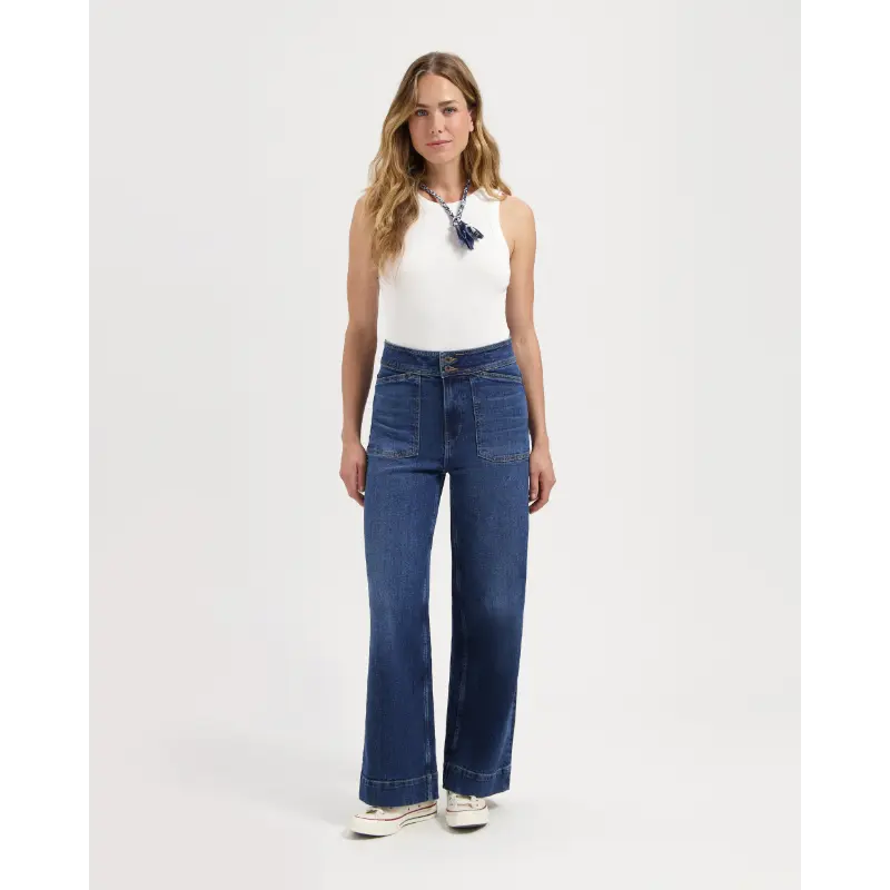 419-305-1 Kuyichi Jeans Farrah 25205202 419 Faded Blue