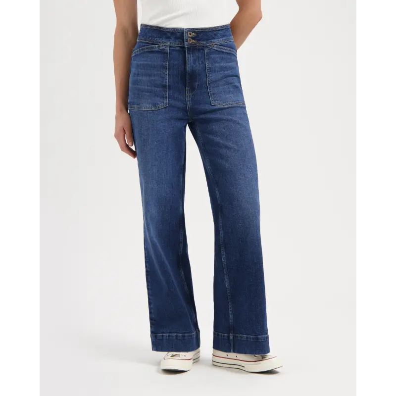 419-305-2 Kuyichi Jeans Farrah 25205202 419 Faded Blue