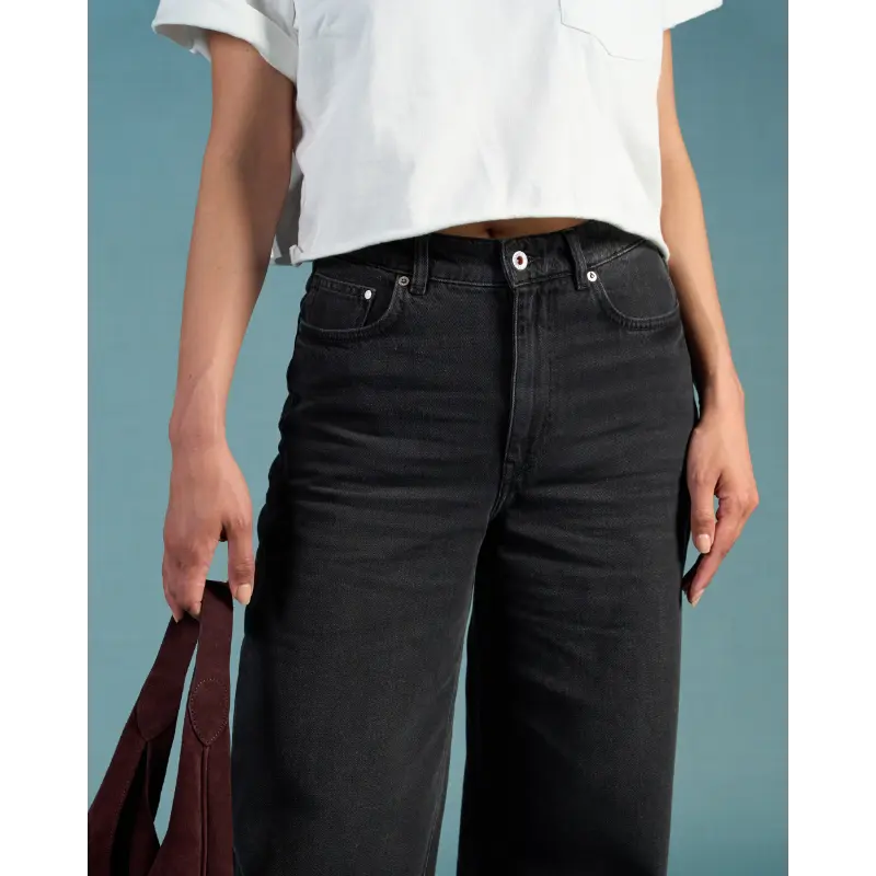 489-388-4 Kuyichi Jeans Harper Loose 25205207 489 Smoky Noir