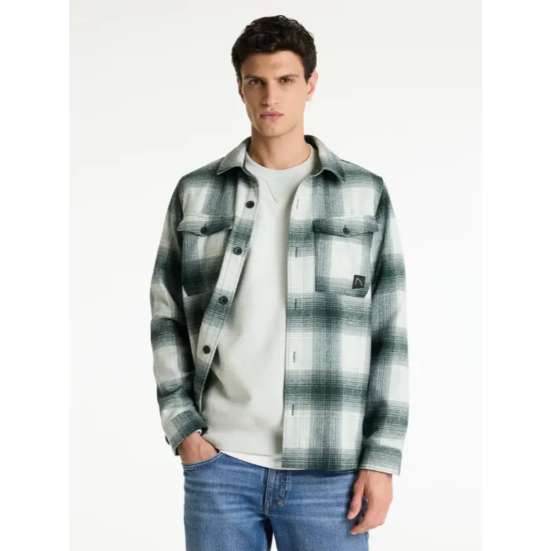 61120017-E53_chasin_front_1 CHASIN Overshirt Stryke 61120017 e53 Groen