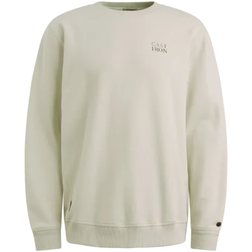 CSW2510448-9001_front Cast Iron Sweater CSW2510448 9001 Off-White