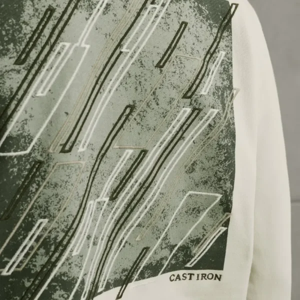 CSW2510448-9001_model_5 Cast Iron Sweater CSW2510448 9001 Off-White