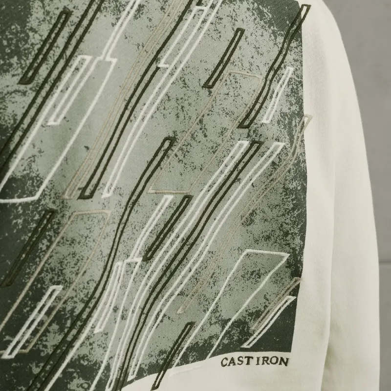 CSW2510448-9001_model_5 Cast Iron Sweater CSW2510448 9001 Off-White