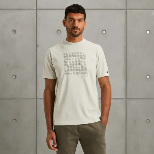 CTSS2510575-9001_model_1 Cast Iron T-Shirt CTSS2510575 9001 Off-White