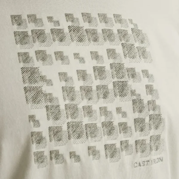 CTSS2510575-9001_model_4 Cast Iron T-Shirt CTSS2510575 9001 Off-White