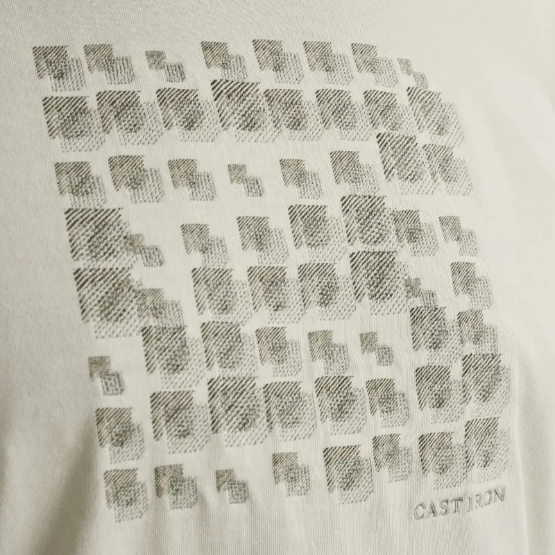 CTSS2510575-9001_model_4 Cast Iron T-Shirt CTSS2510575 9001 Off-White