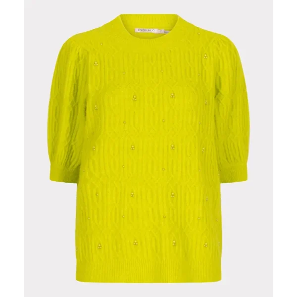 EsQualo_2025-Fall_209_F25.27525 Esqualo Sweater F25.27525 209 City Lime
