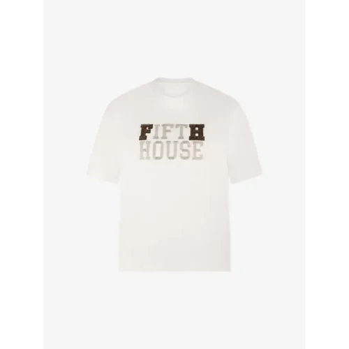 Fifth House T-Shirt July FH6-775 2505 1099 Soft White