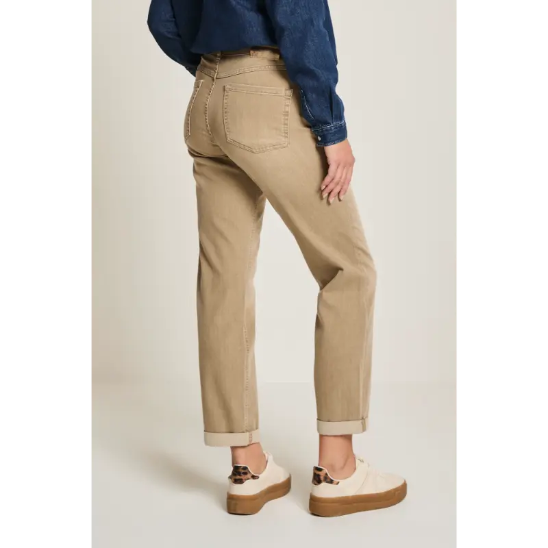 Parami Broek Bobby FW251.127091 210L30 Licht Bruin