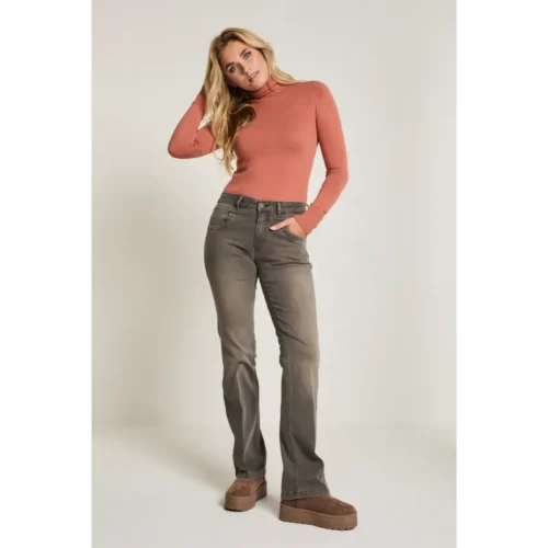 Parami Broek Vayen FW251.127263 Taupe
