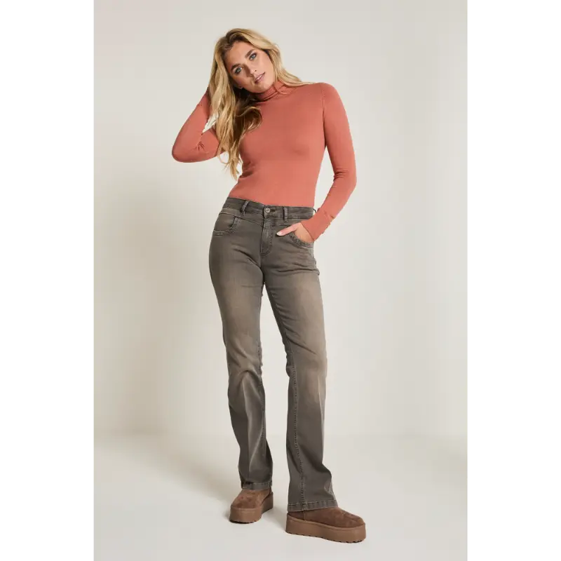Parami Broek Vayen FW251.127263 Taupe