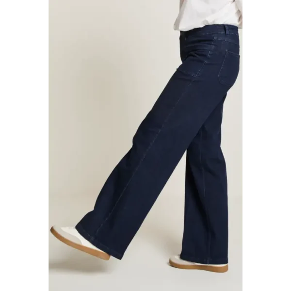 Parami Broek Mira fw251.212290-D123 Pure Indigo