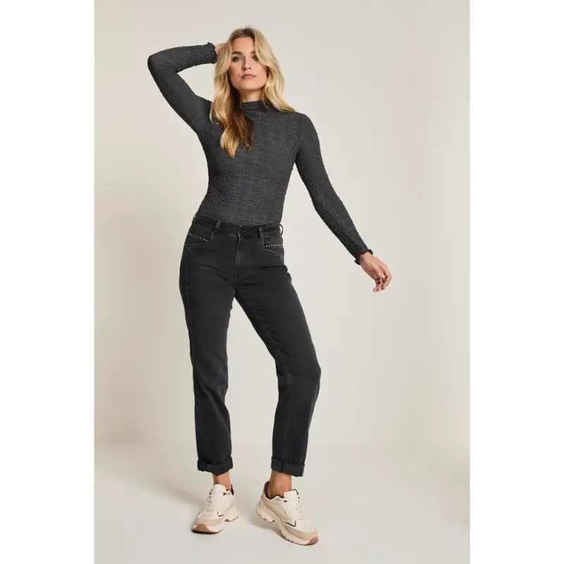 Parami Broek Bibi FW251.212361-D77 Shadow Grey