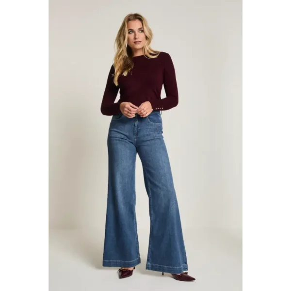 Parami Broek Scotty FW251.212366-D64 Smokey Indigo