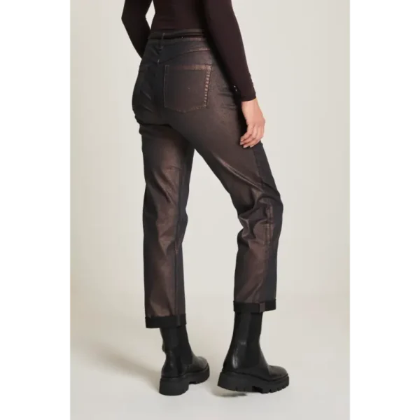 Parami Broek Bobby FW251.233091 Metallic Bronze