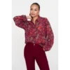 Geisha Blouse 53606-20 Rood Dessin