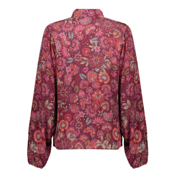 Geisha Blouse 53606-20 Rood Dessin