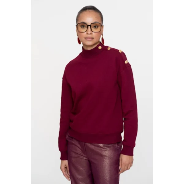 Geisha Sweater 52600-41 Burgundy
