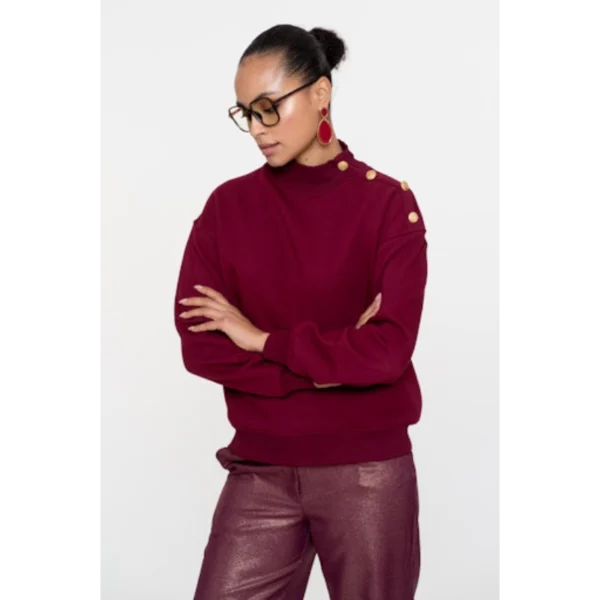 Geisha Sweater 52600-41 Burgundy