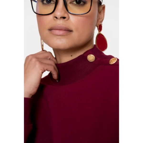 Geisha Sweater 52600-41 Burgundy