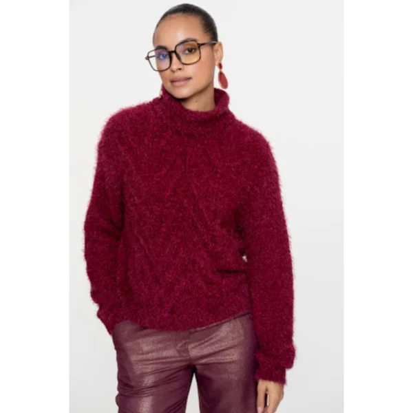 Geisha-Fashi_winter-2025_480_54515-10 Geisha Trui 54515-10 Burgundy