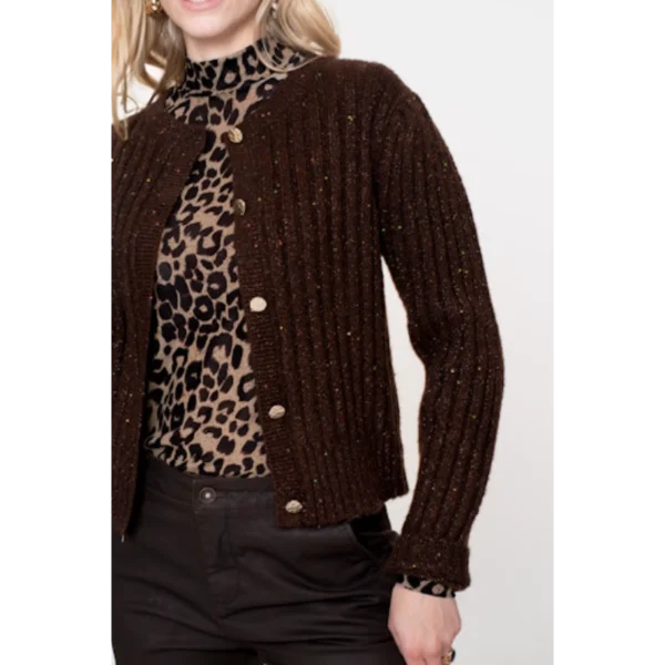 Geisha Vest 54541-14 bruin Bruin