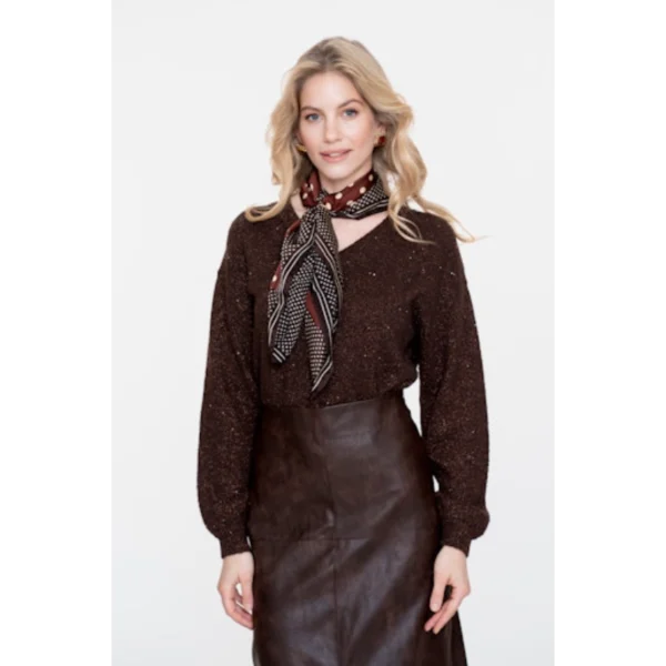 Geisha-Fashi_winter-2025_775_54542-14 Geisha Trui 54542-14 bruin 775 Bruin