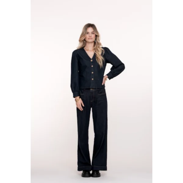 Geisha Blouse 53504-10 Blauw