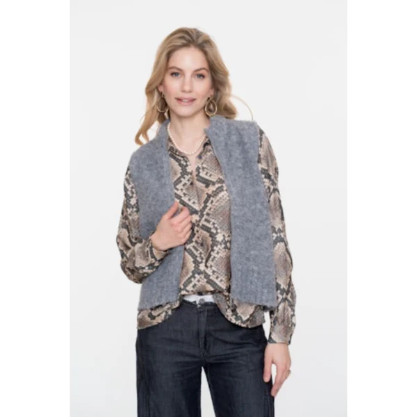 Geisha Vest 54574-29 Grijs