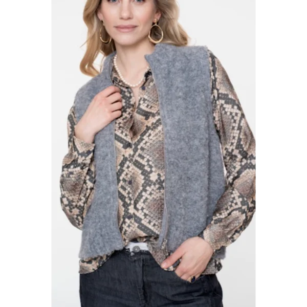 Geisha Vest 54574-29 Grijs