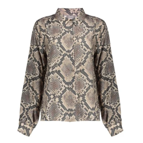 Geisha Blouse 53644-20 Beige Dessin