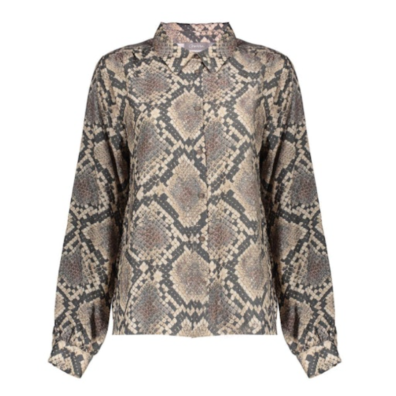 Geisha Blouse 53644-20 Beige Dessin